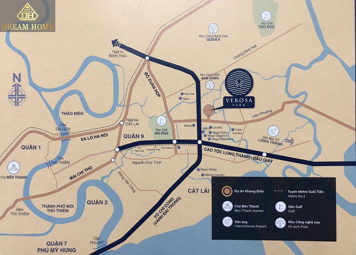 Vị trí dự án Verosa Park